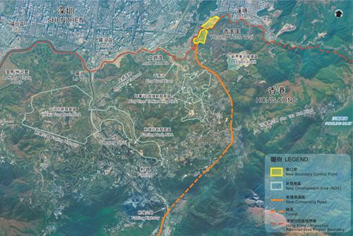 香園圍口岸公路 香園圍口岸公路